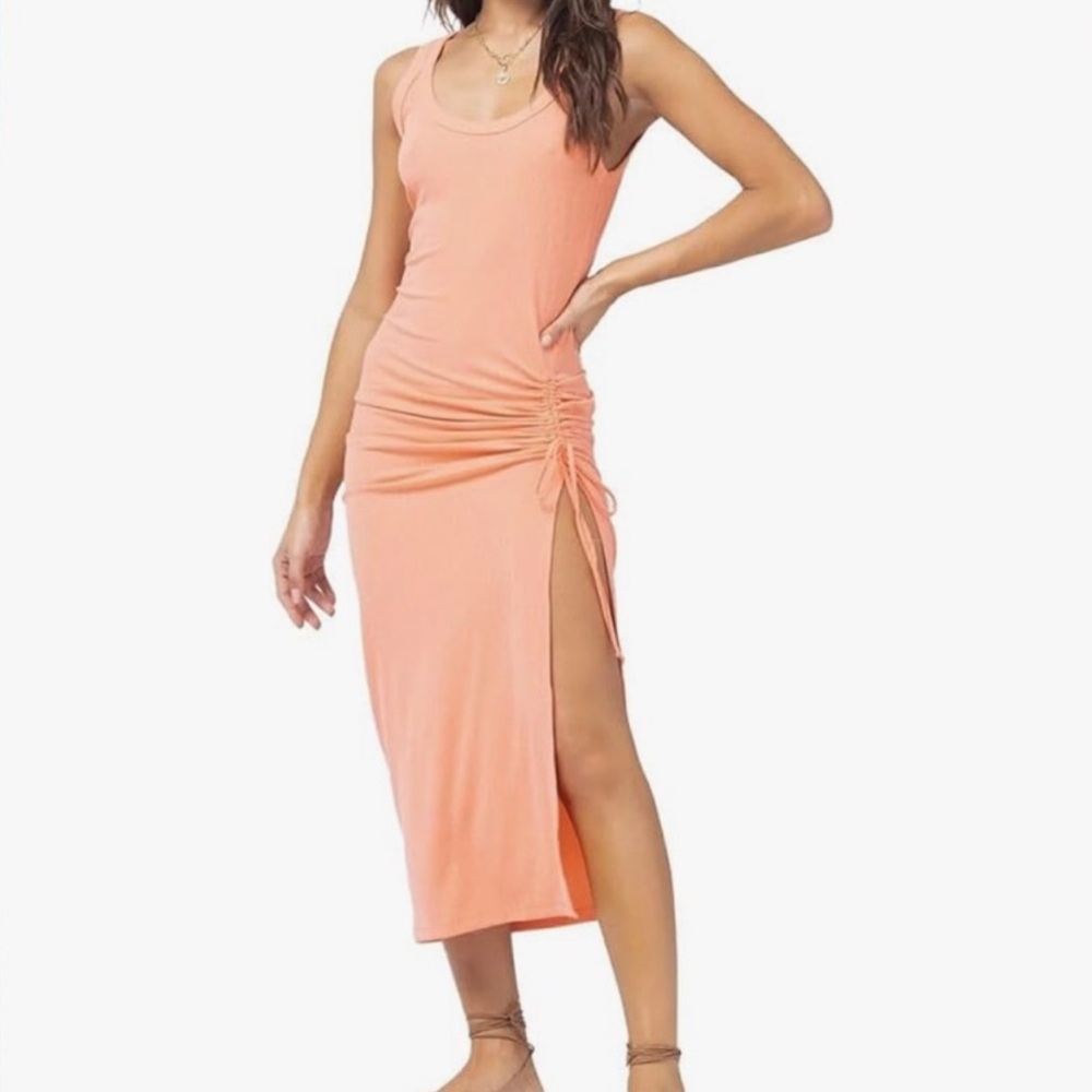 L*Space Sleeveless Ribbed Dress in Sandpiper